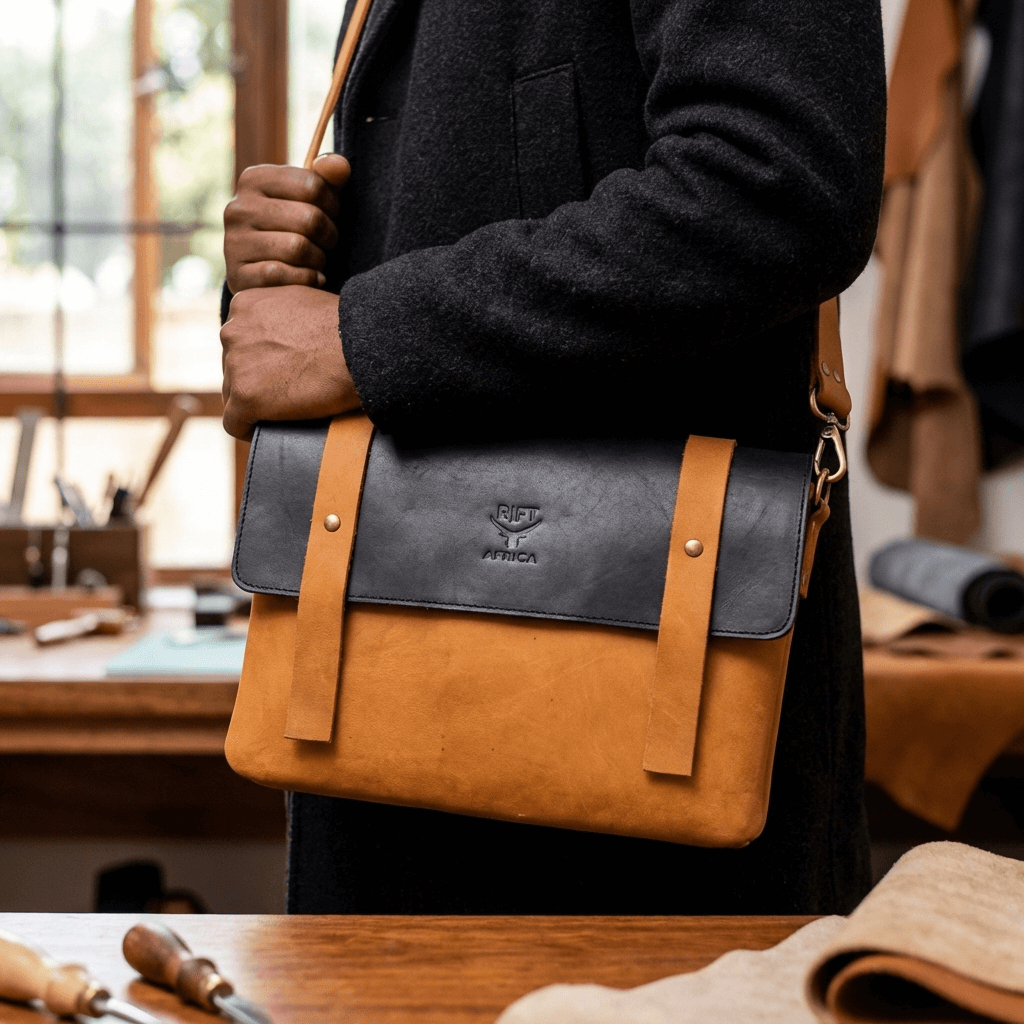 Ndanu Handcrafted Genuine Leather Crossbody Bag