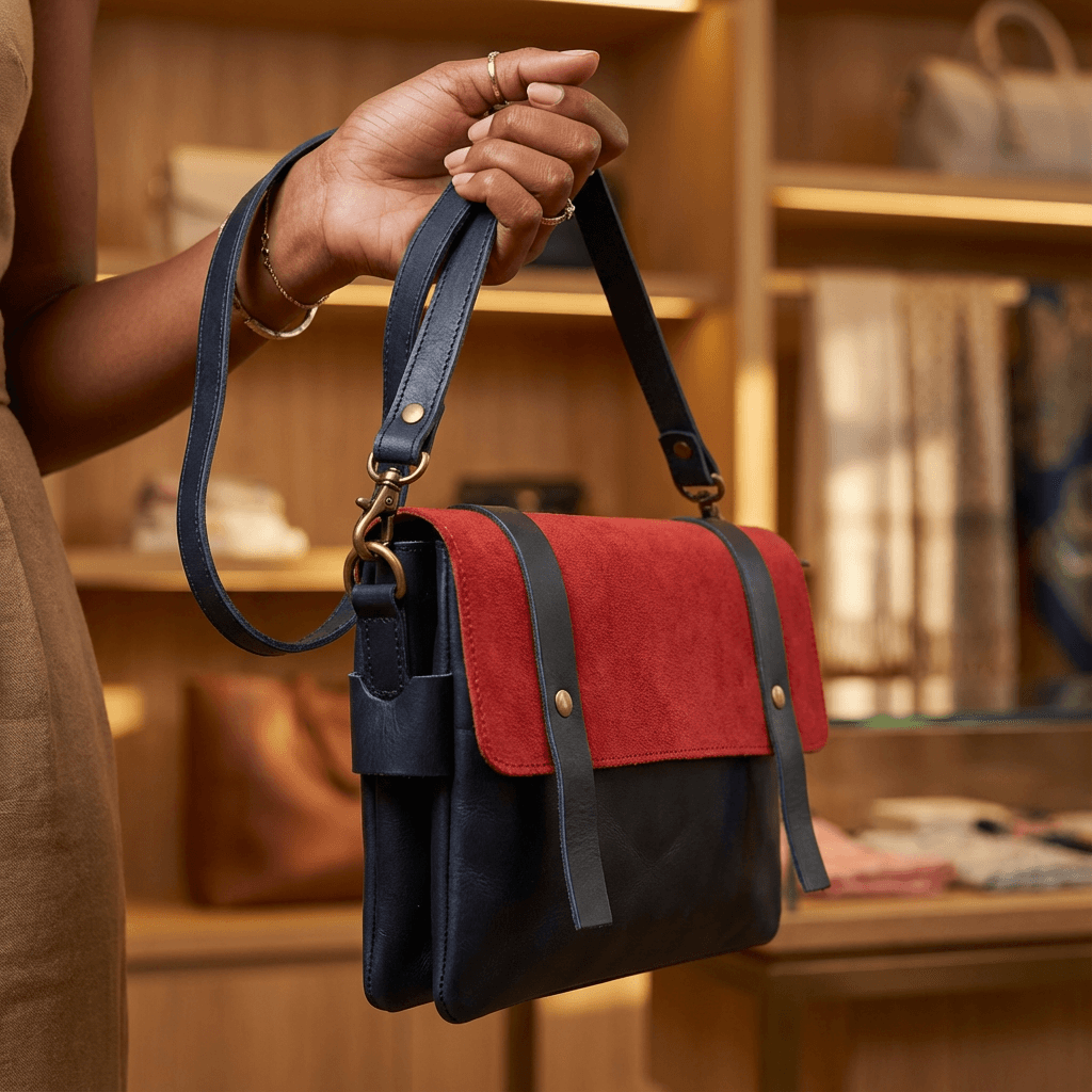 Ndanu Handcrafted Genuine Leather Crossbody Bag