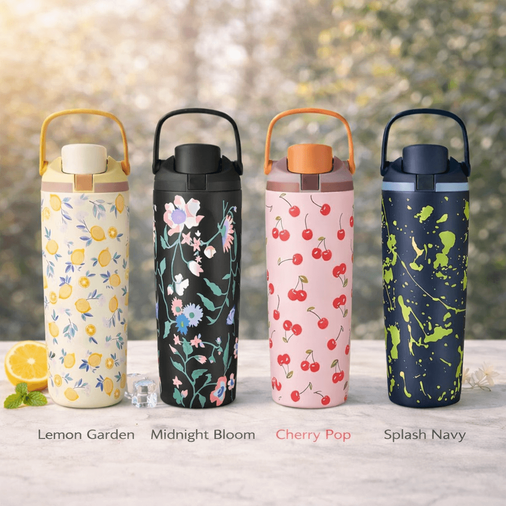 Nova 900ml Insulated Art Water Bottles