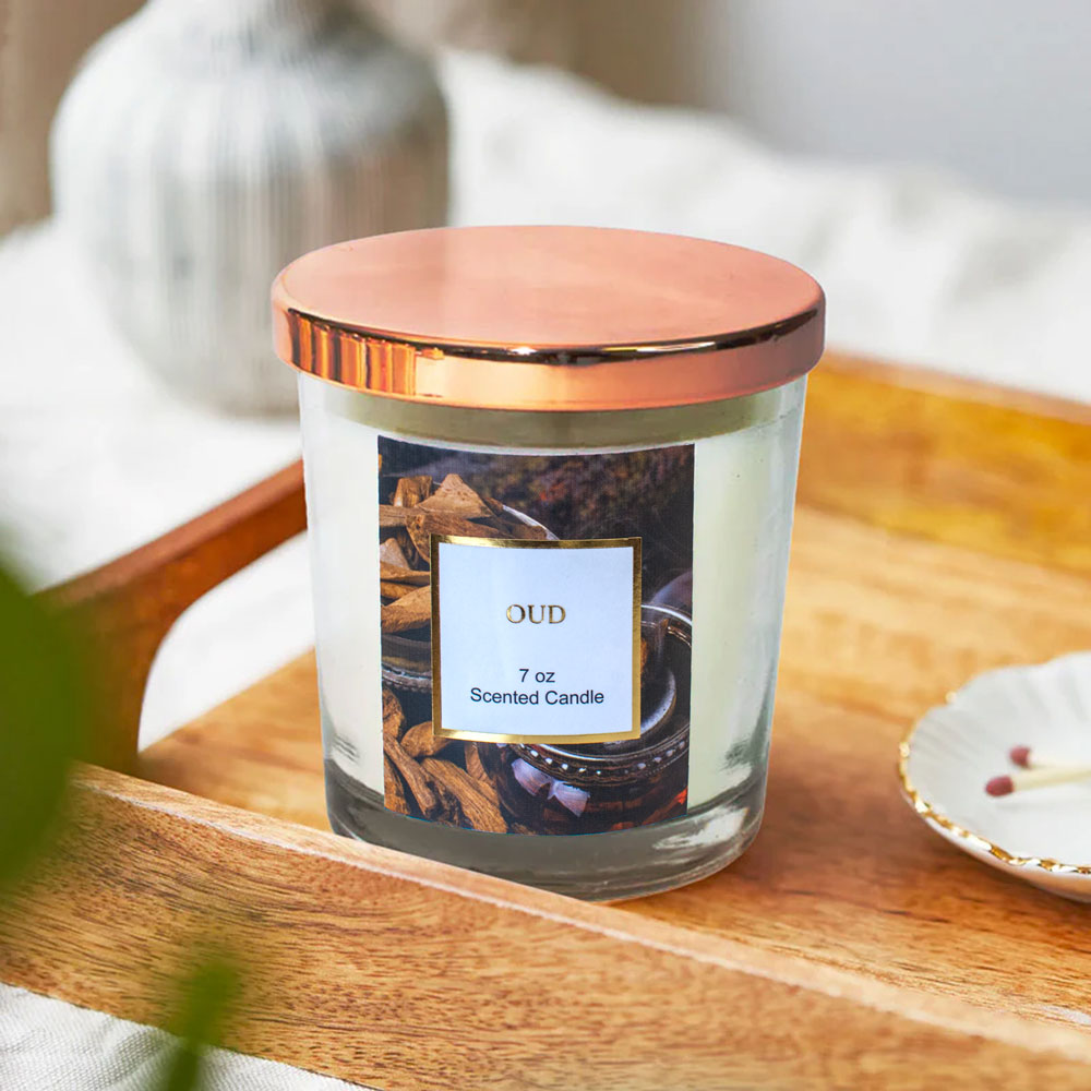 For Her Scented Candle Jar with Lid