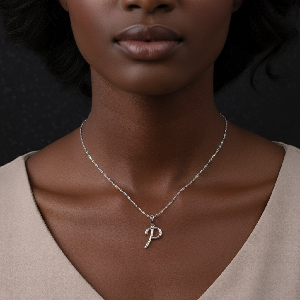 Letter Drop Necklace