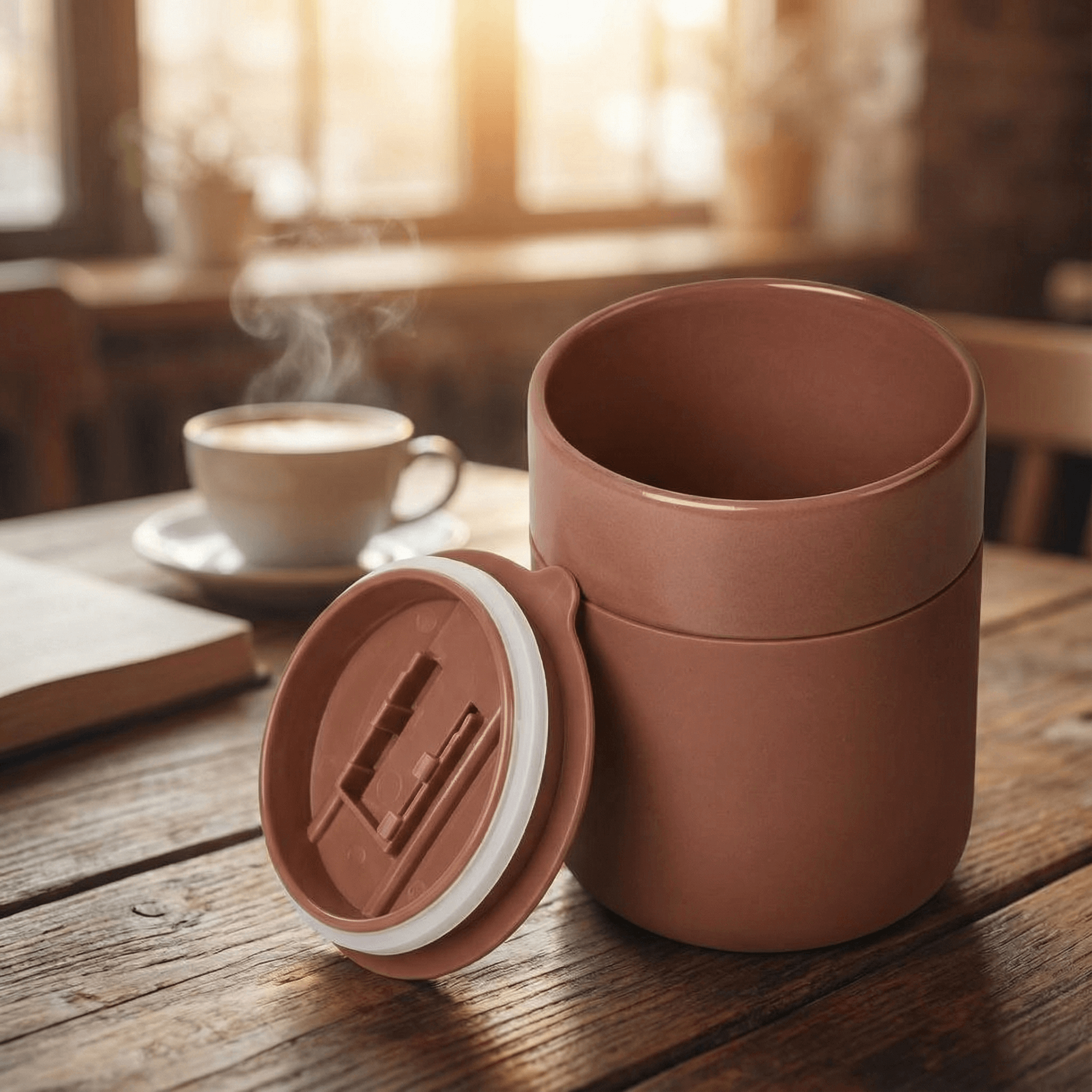 Serendipio Pimlico Ceramic Coffee Tumbler – 300ml