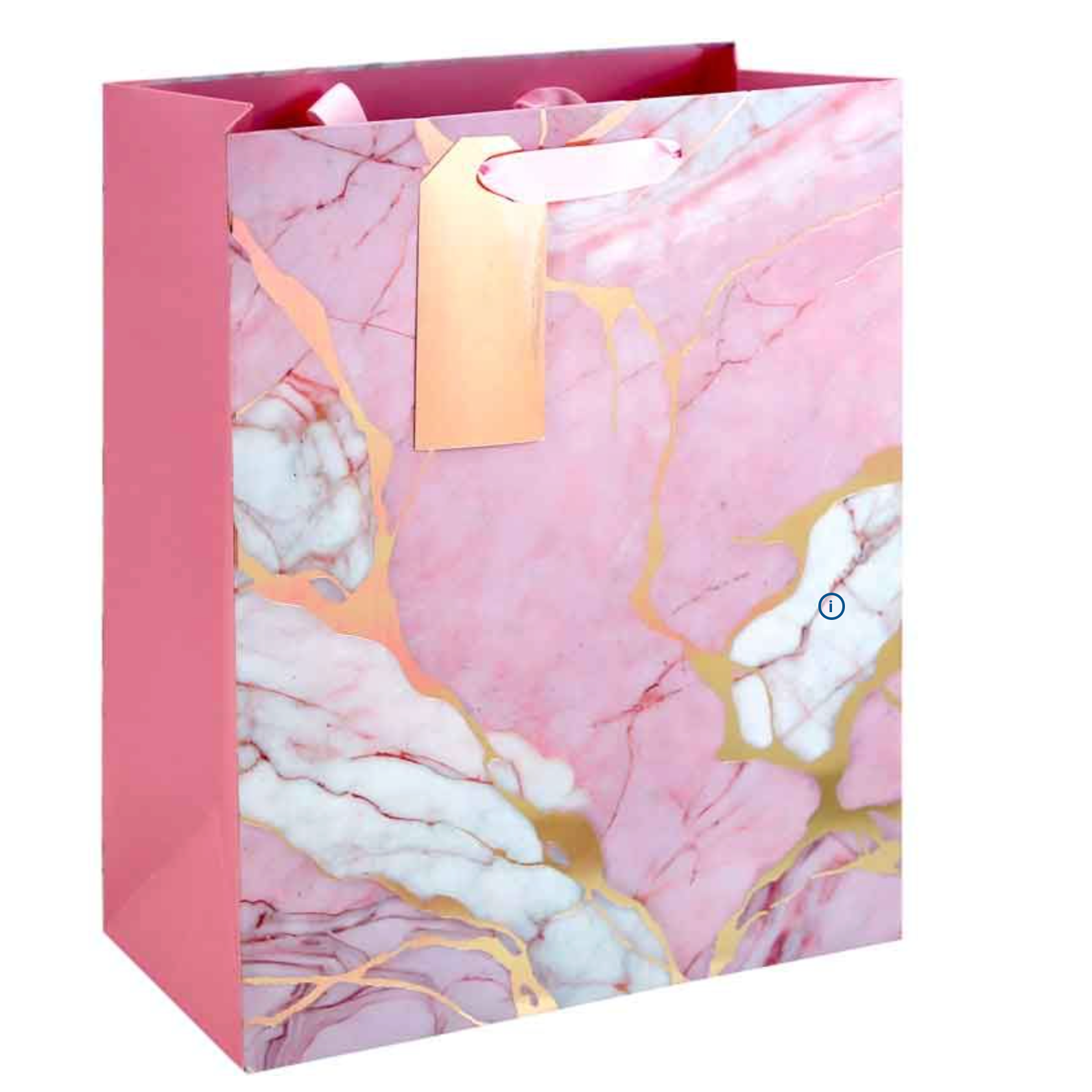 Pink Marble Gift Bag – Medium & Large Elegant Gift Bag