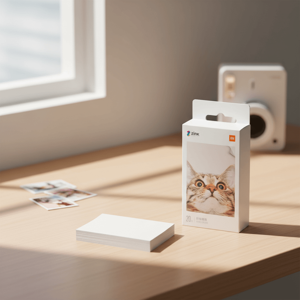 MI Portable Photo Printer Paper – 2″ × 3″ (20-Pack)