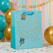 Popper “Let’s Celebrate!” Large Gift Bag