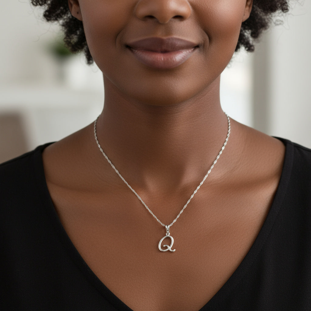 Letter Drop Necklace