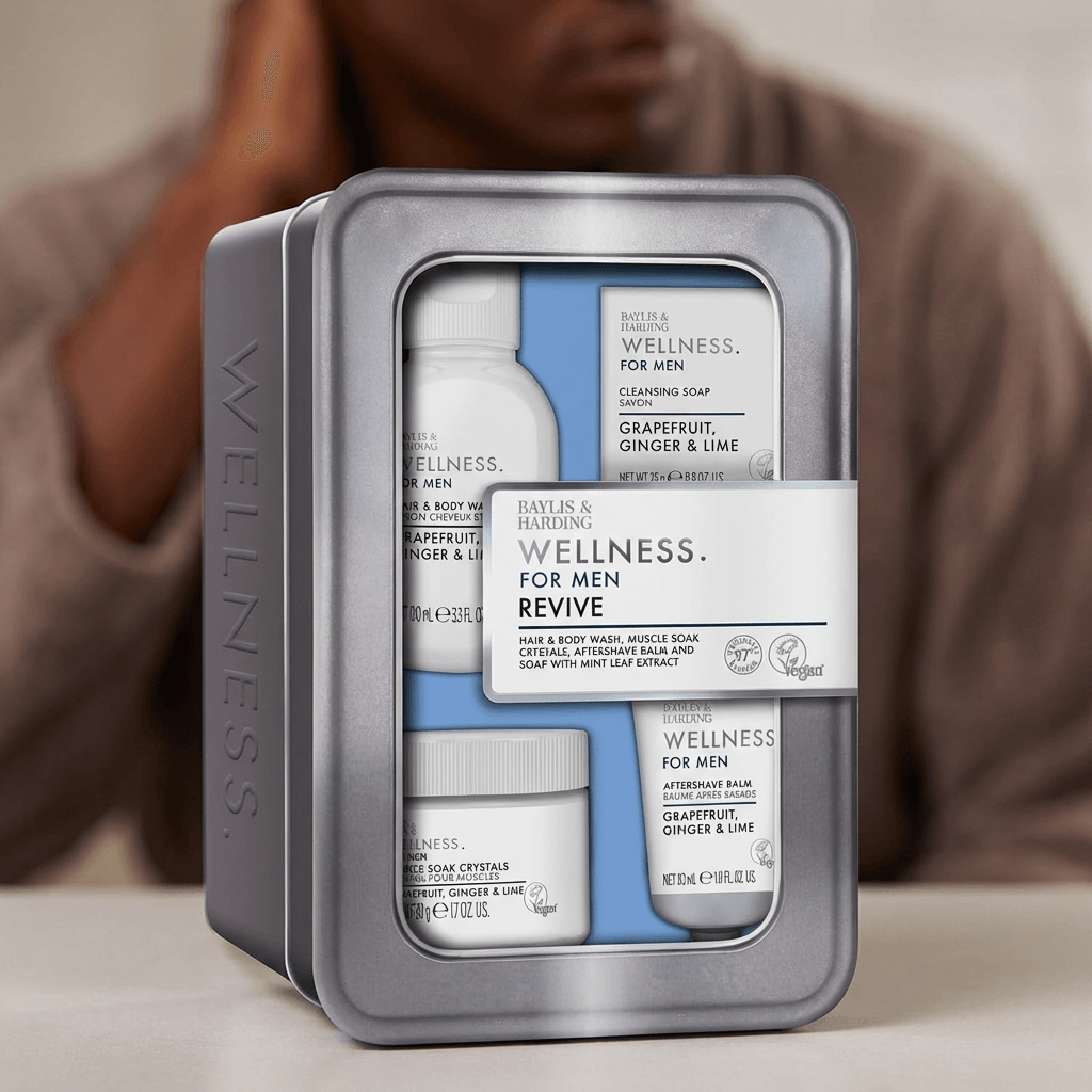 Baylis & Harding Wellness for Men Revive Grooming Gift Set
