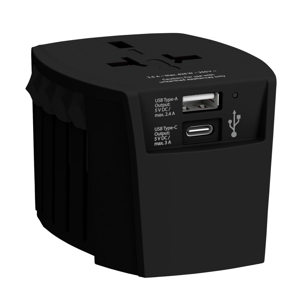 SKROSS World Travel Adapter MUV USB (AC) - USB & Type C ports