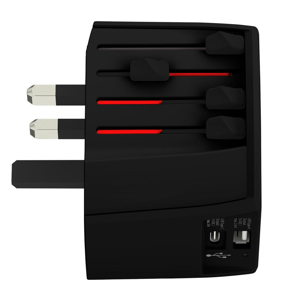 SKROSS World Travel Adapter MUV USB (AC) - USB & Type C ports