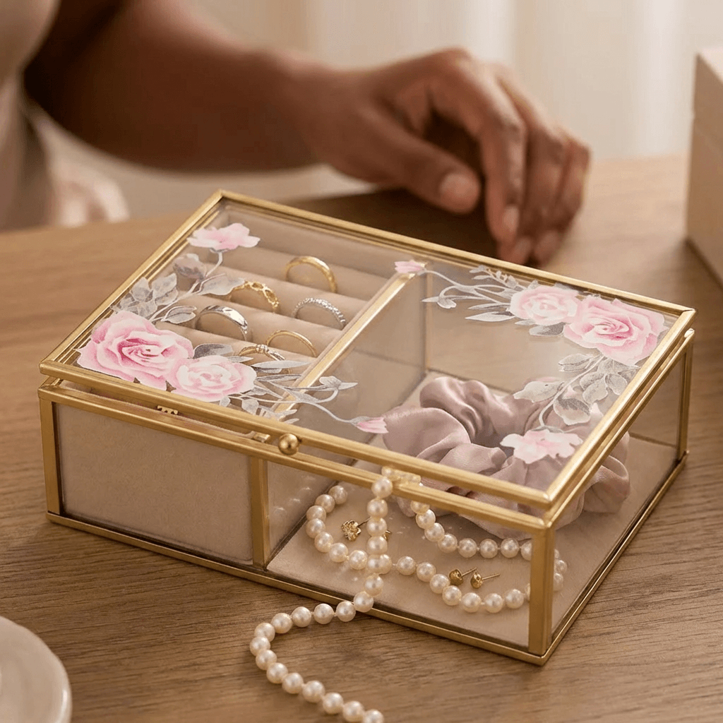 Miss Sophia Jewellry Glass Box