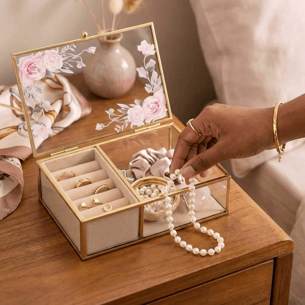 Miss Sophia Jewellry Glass Box