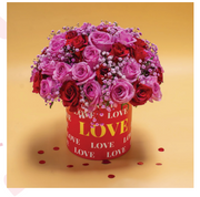 Kiss of Love Flower Basket - Love