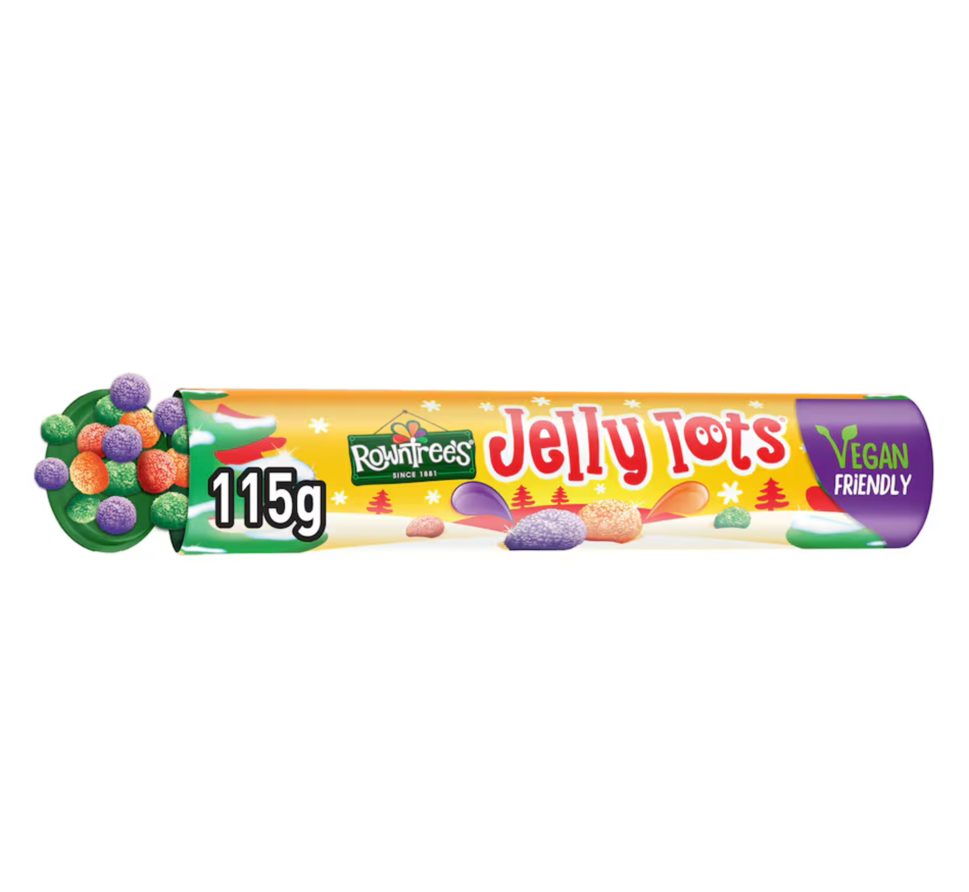 Rowntrees Jelly Tots Giant Tube 15x115g
