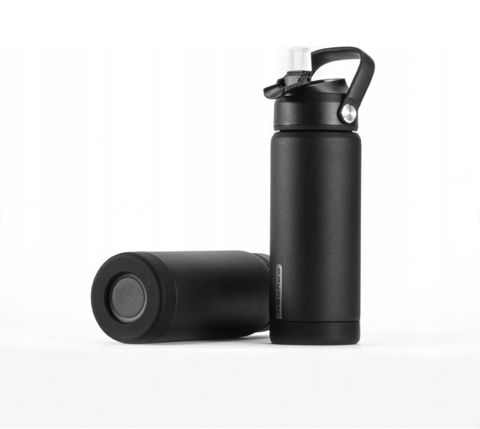 Matte Black Insulated Water Bottle – 700ml