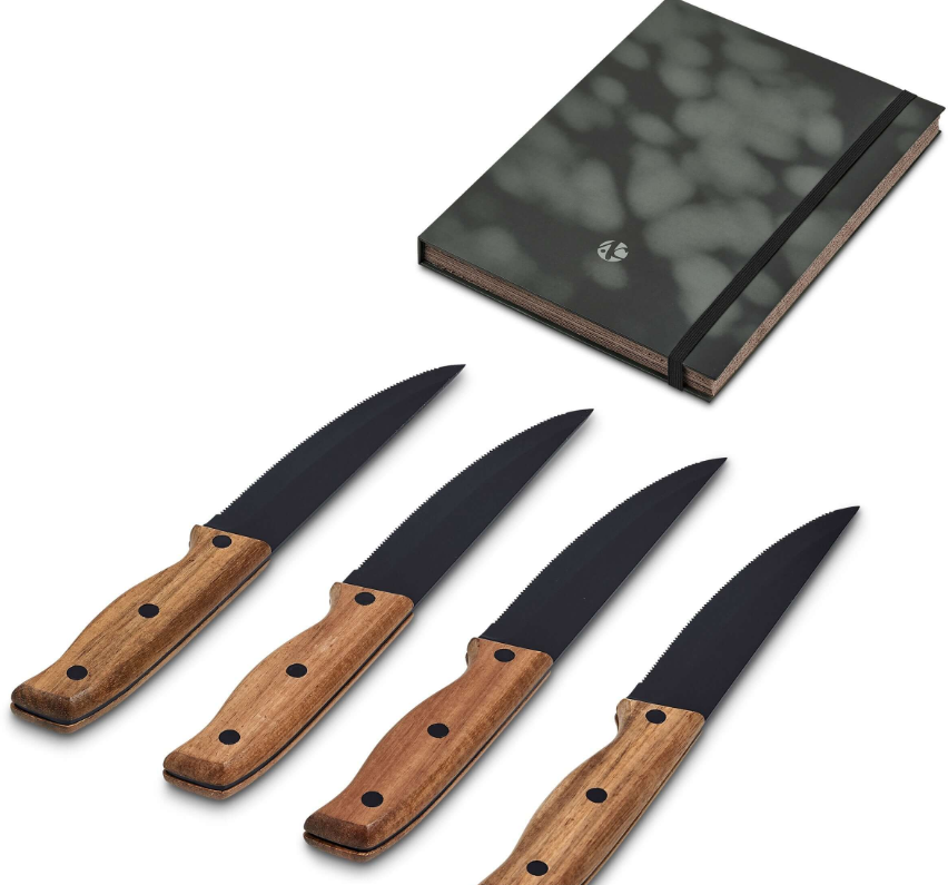 Andy Cartwright Ermelo Steak Knife Set - Black