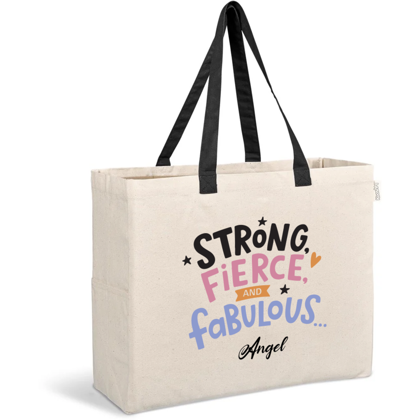 Kooshty Barbados Large Cotton Beach Bag