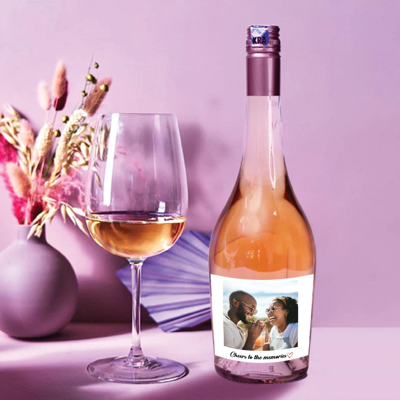 Personalised Signature Rosé Wine, 750ml