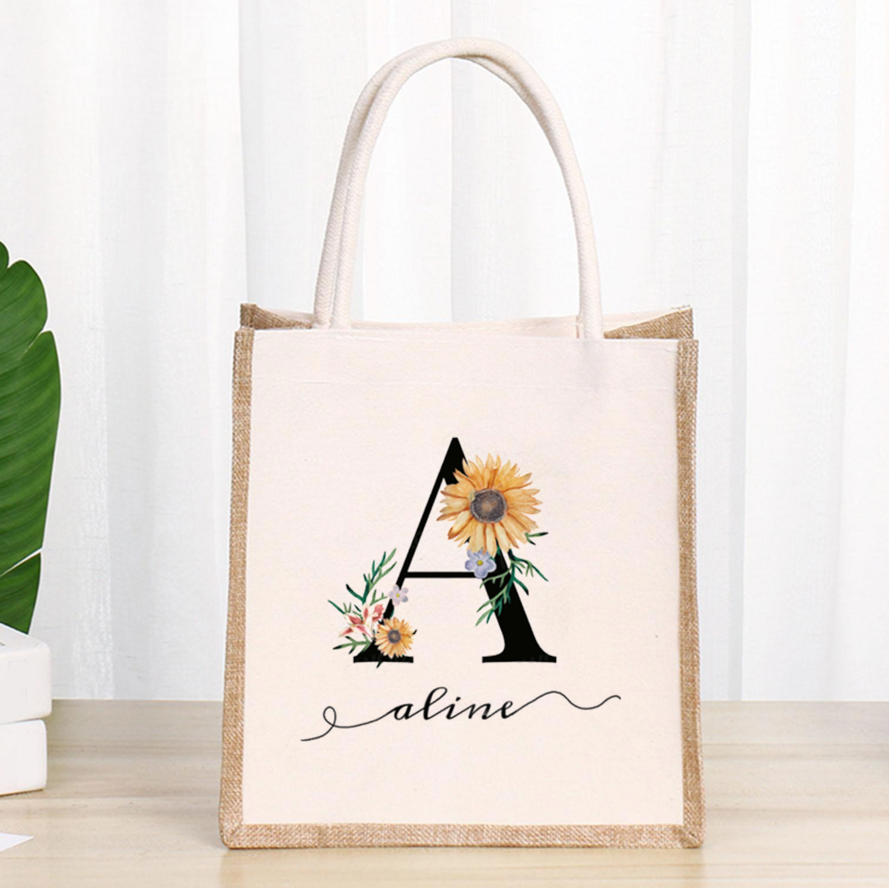 Personalised Tote Bag with Gusset