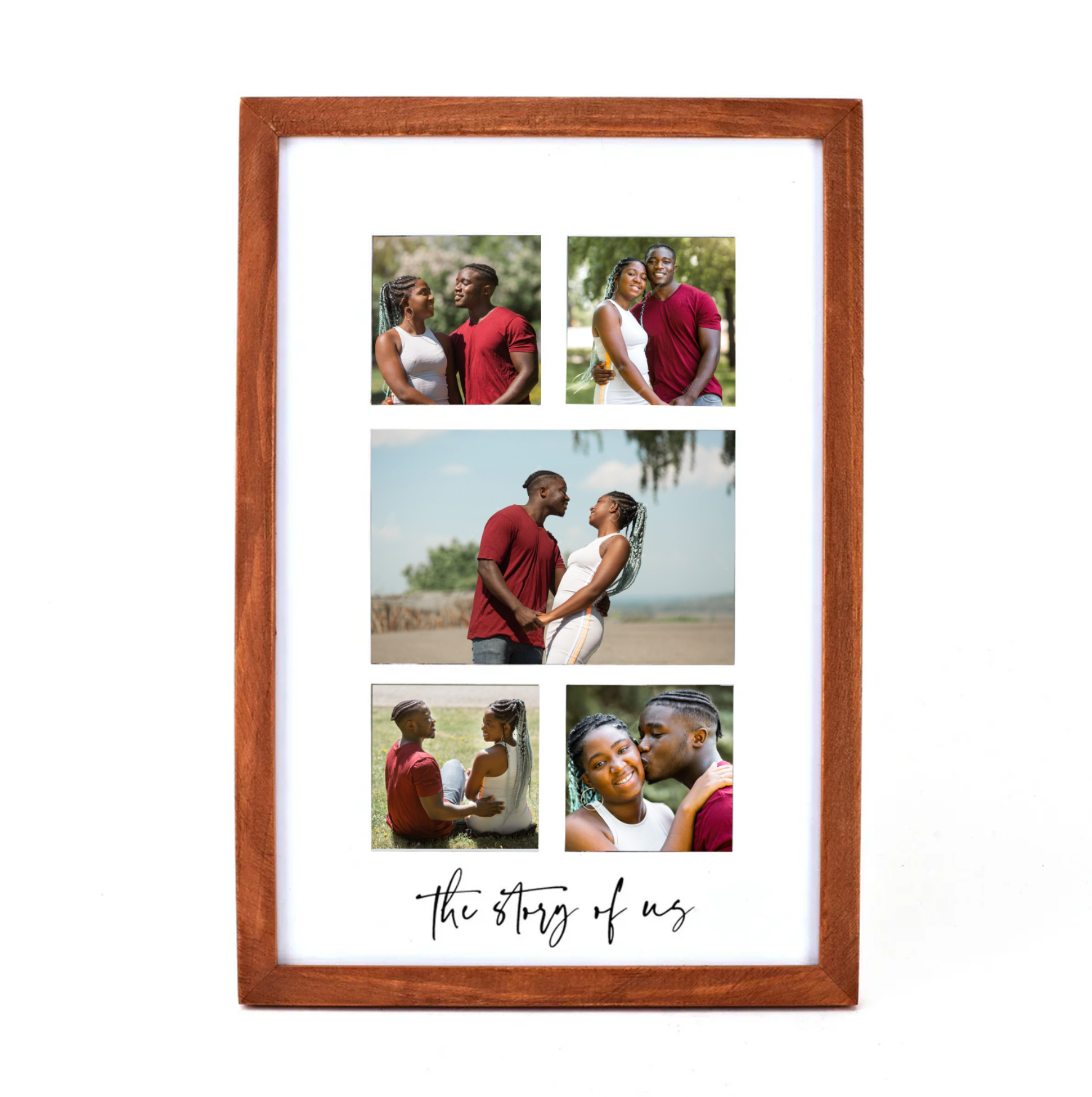 Moments Wooden Collage Frame - The Story of Us