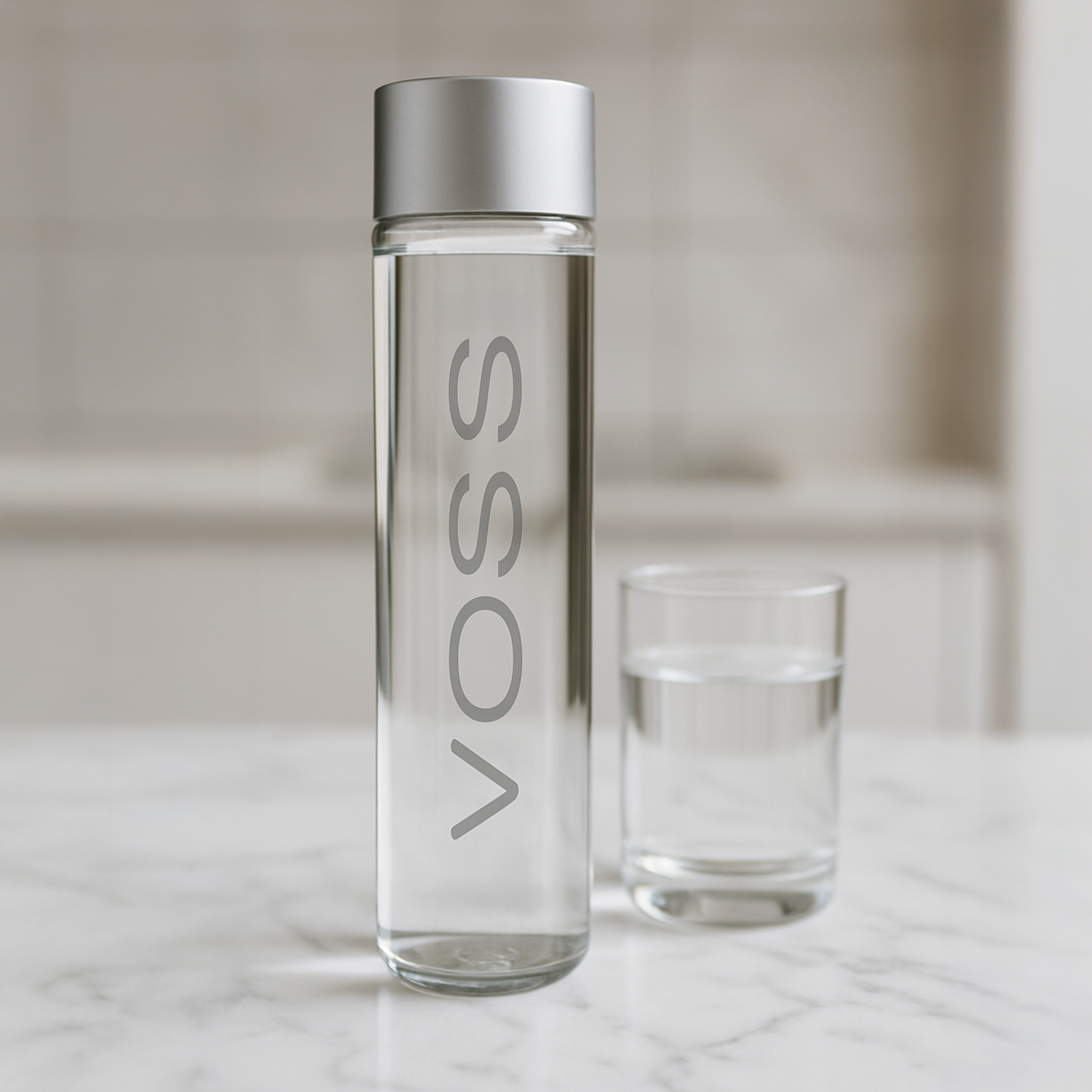 Voss Artesian Still Water Glass Bottle (375ml)