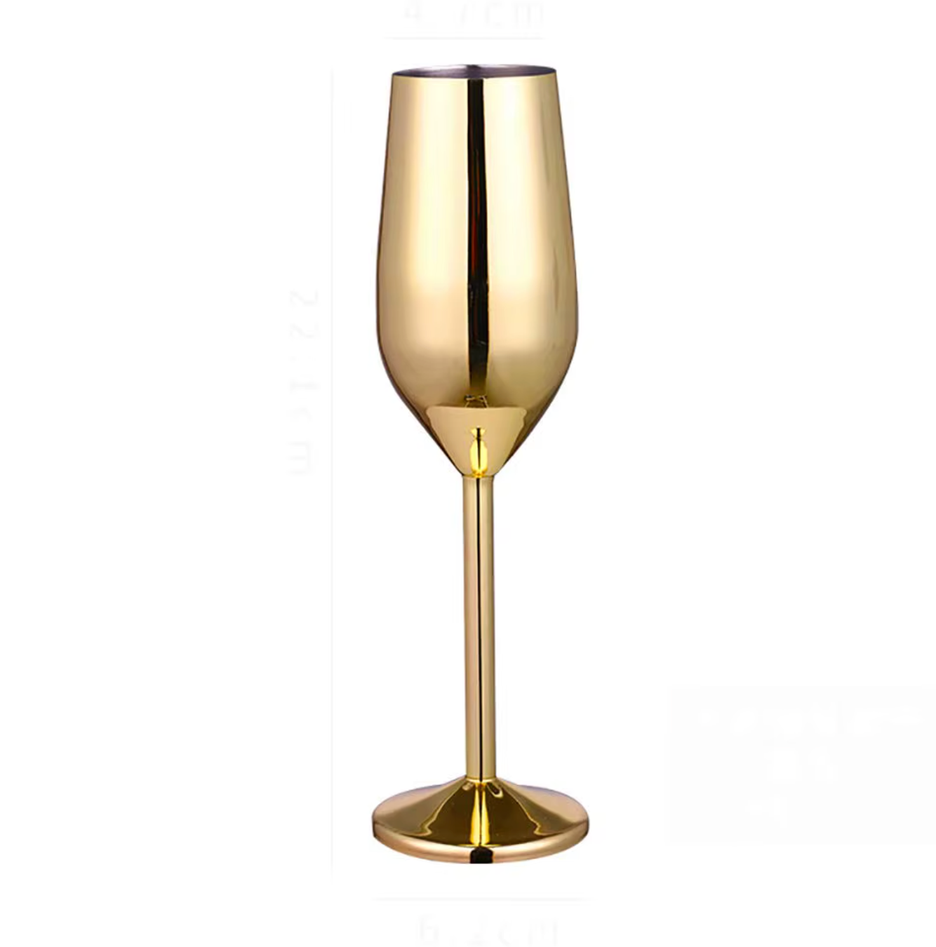 Golden Toast Champagne Flutes