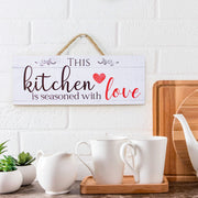 Seasoned With Love Wall Hanging Plaque