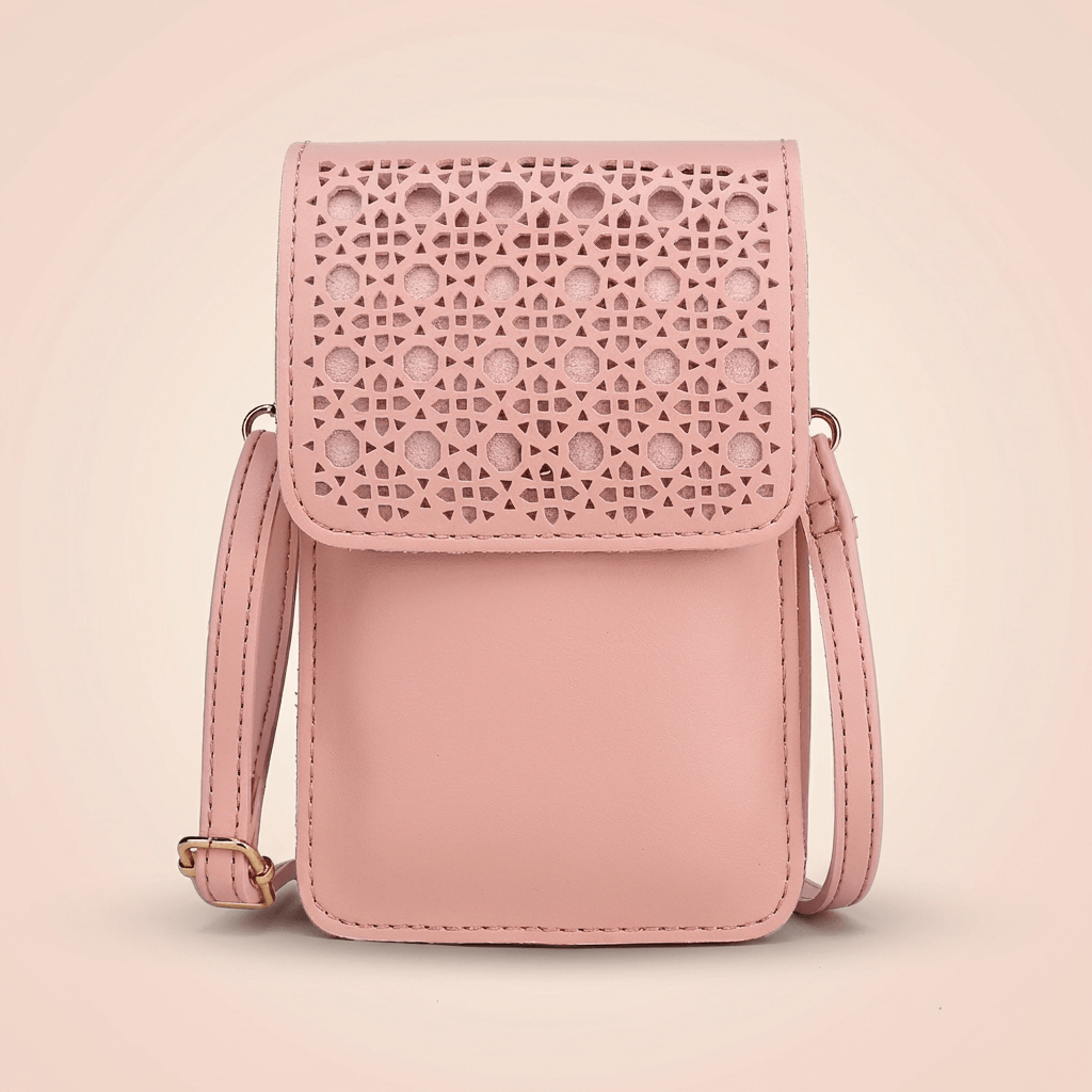 Sophia PU Leather Crossbody Wallet