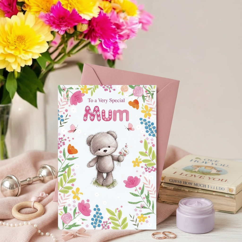 Special Mum A6 Birthday Card with Envelope