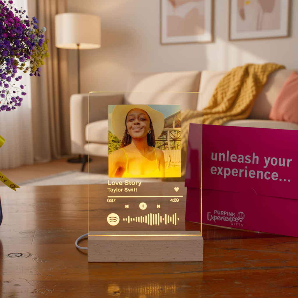 Customised Acrylic Spotify Plaque – Love Story Taylor Swift Personalised Photo Gift