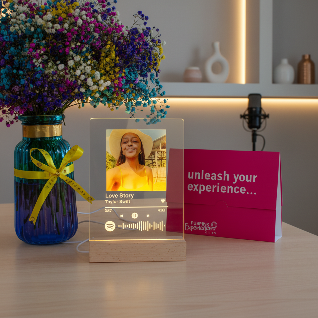 Customised Acrylic Spotify Plaque – Love Story Taylor Swift Personalised Photo Gift