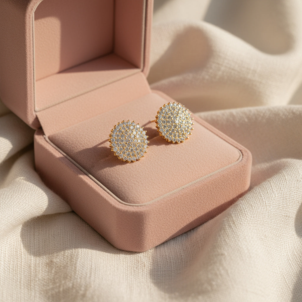 Isabella Round Earrings