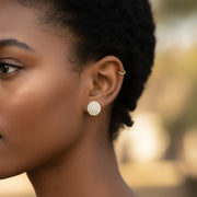 Isabella Round Earrings