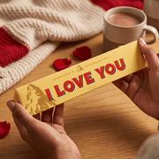 Toblerone Milk Chocolate Bar with “I Love You” Sleeve – 100g