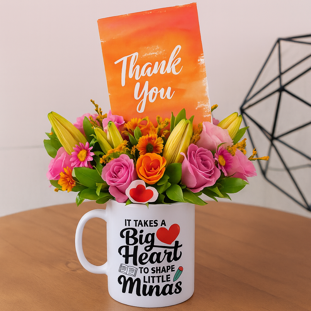 Teacher's Floral Gift Set