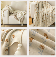 Terracotta Throw Blanket