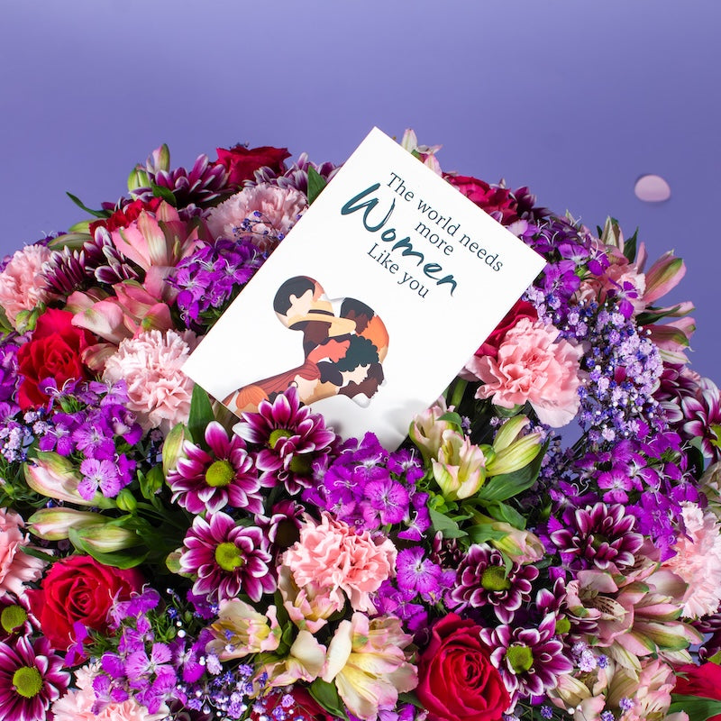 The Lila Flower Basket