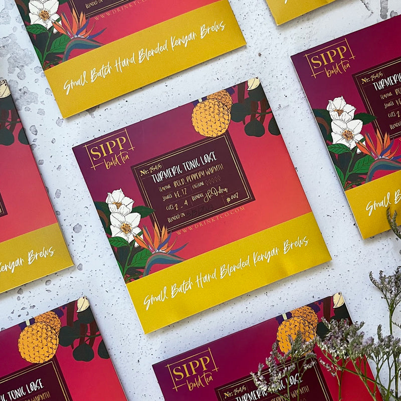 Sipp Bold Tea – Turmeric Tonic Tea Bags
