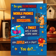 Nolstagic Birthday Wishes – Greeting Card A6