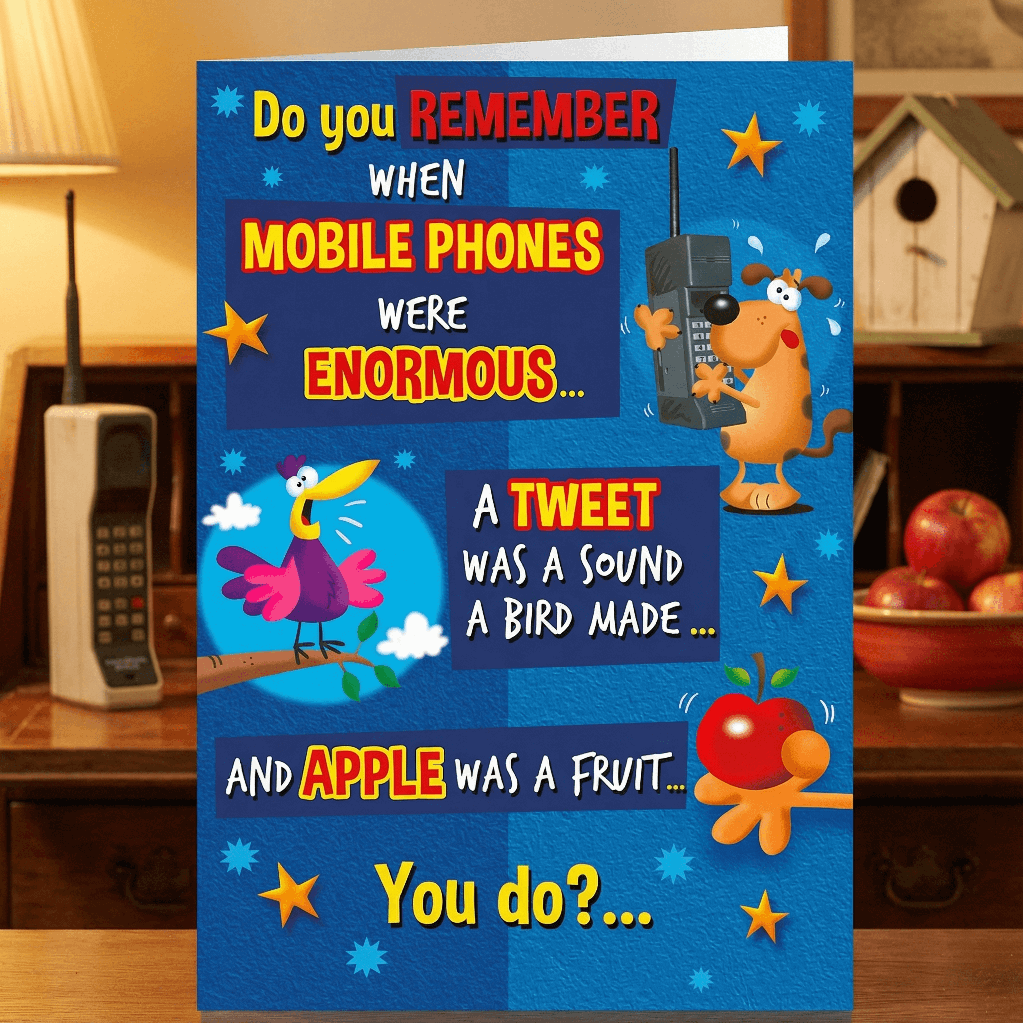 Nolstagic Birthday Wishes – Greeting Card A6