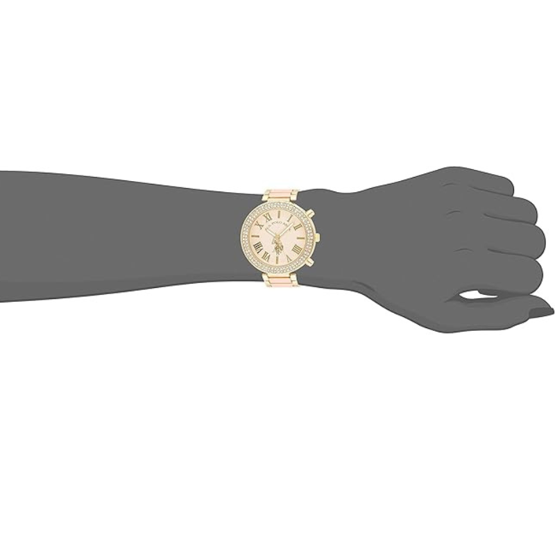 U.S. Polo Assn. Champagne Blush Quartz Watch