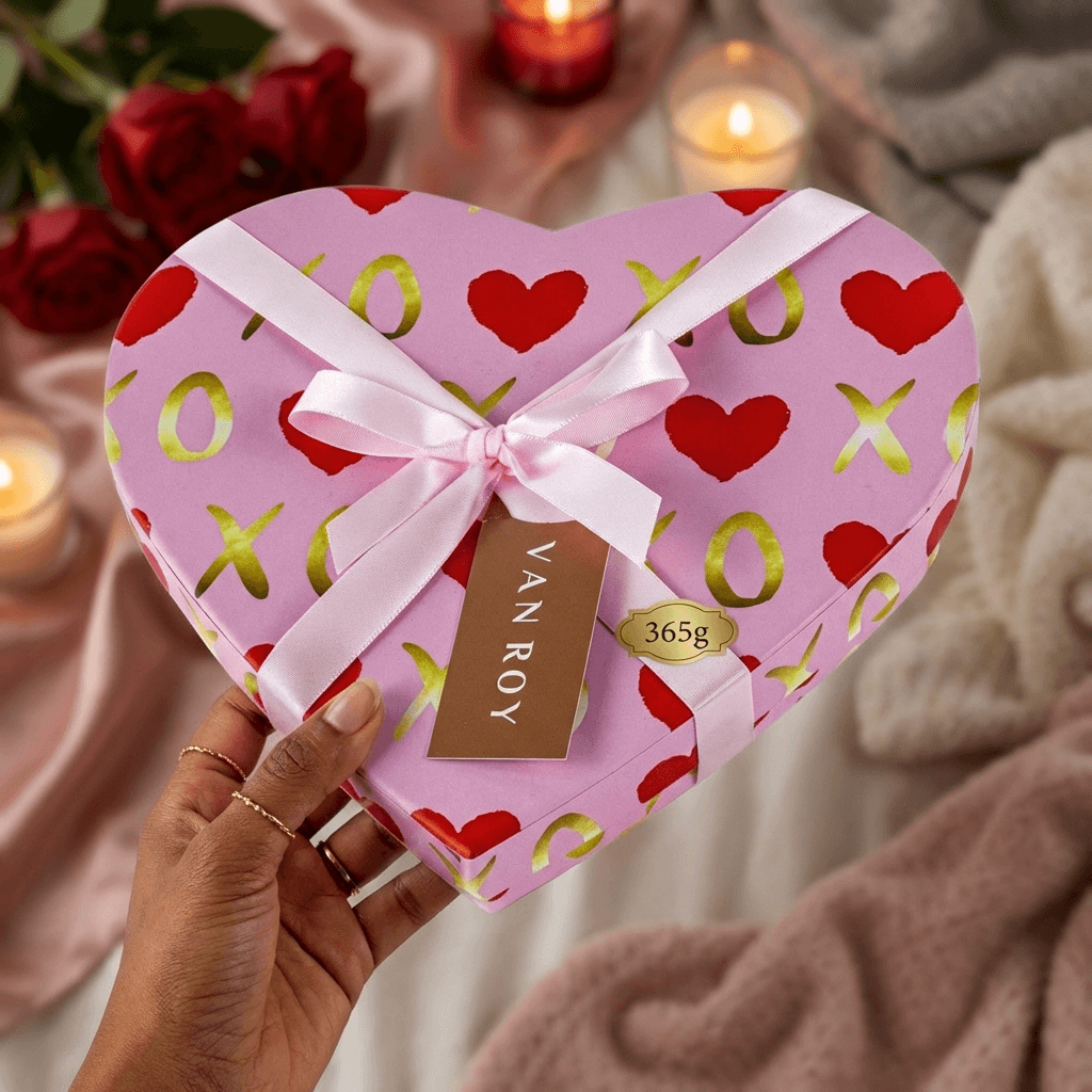 Van Roy XO Heart – Luxury Belgian Chocolate Gift Box