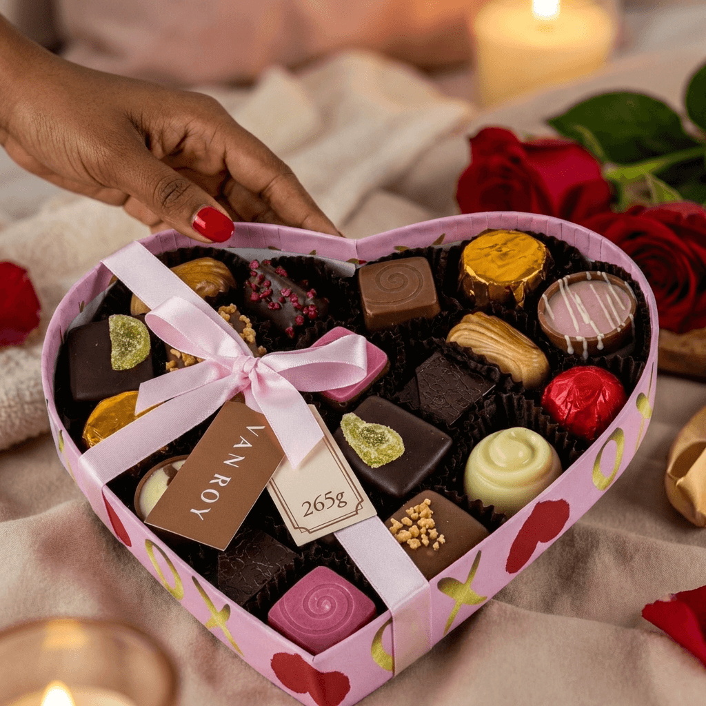 Van Roy XO Heart – Luxury Belgian Chocolate Gift Box