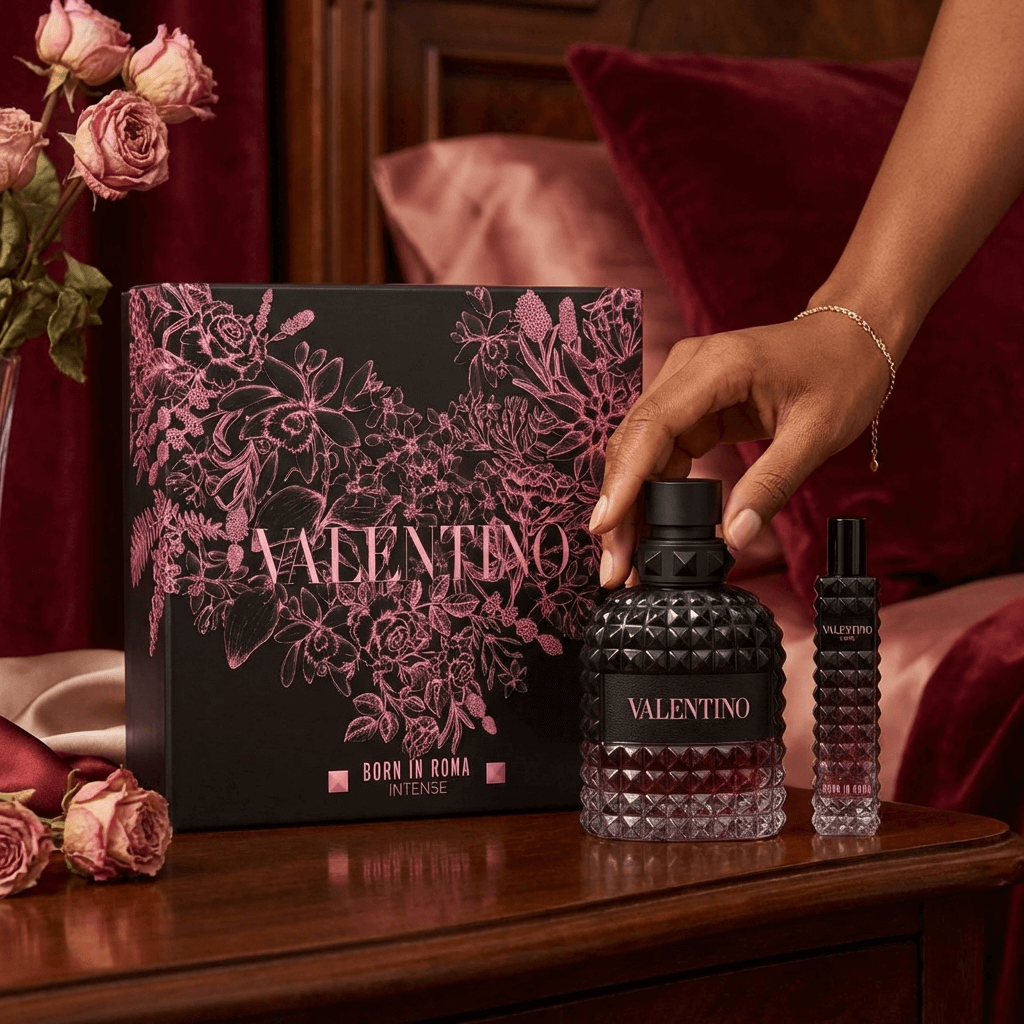 Valentino Uomo Born in Roma 2-Piece Travel Gift Set For Men