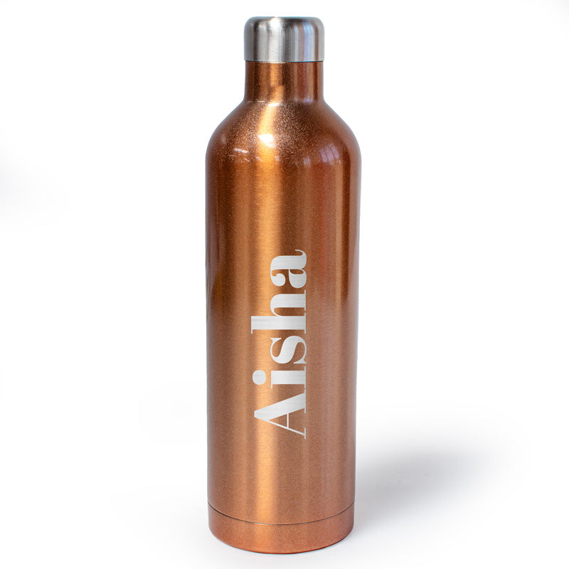 Personalised Rose Gold Hydro Bottle-500ml