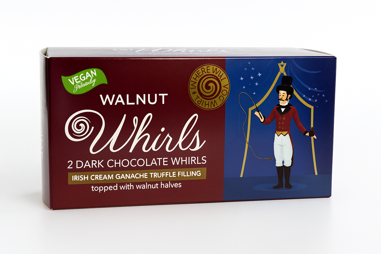 Walnut Whirls Dark Irish Cream Chocolate
