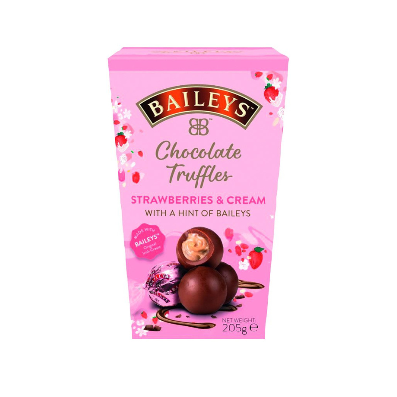 Baileys Strawberry & Cream Twist Wrapped Truffles – 205g
