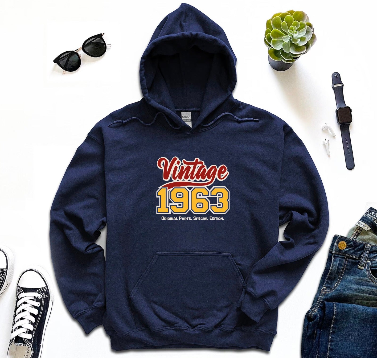 Personalised Vintage Hoodie - Year
