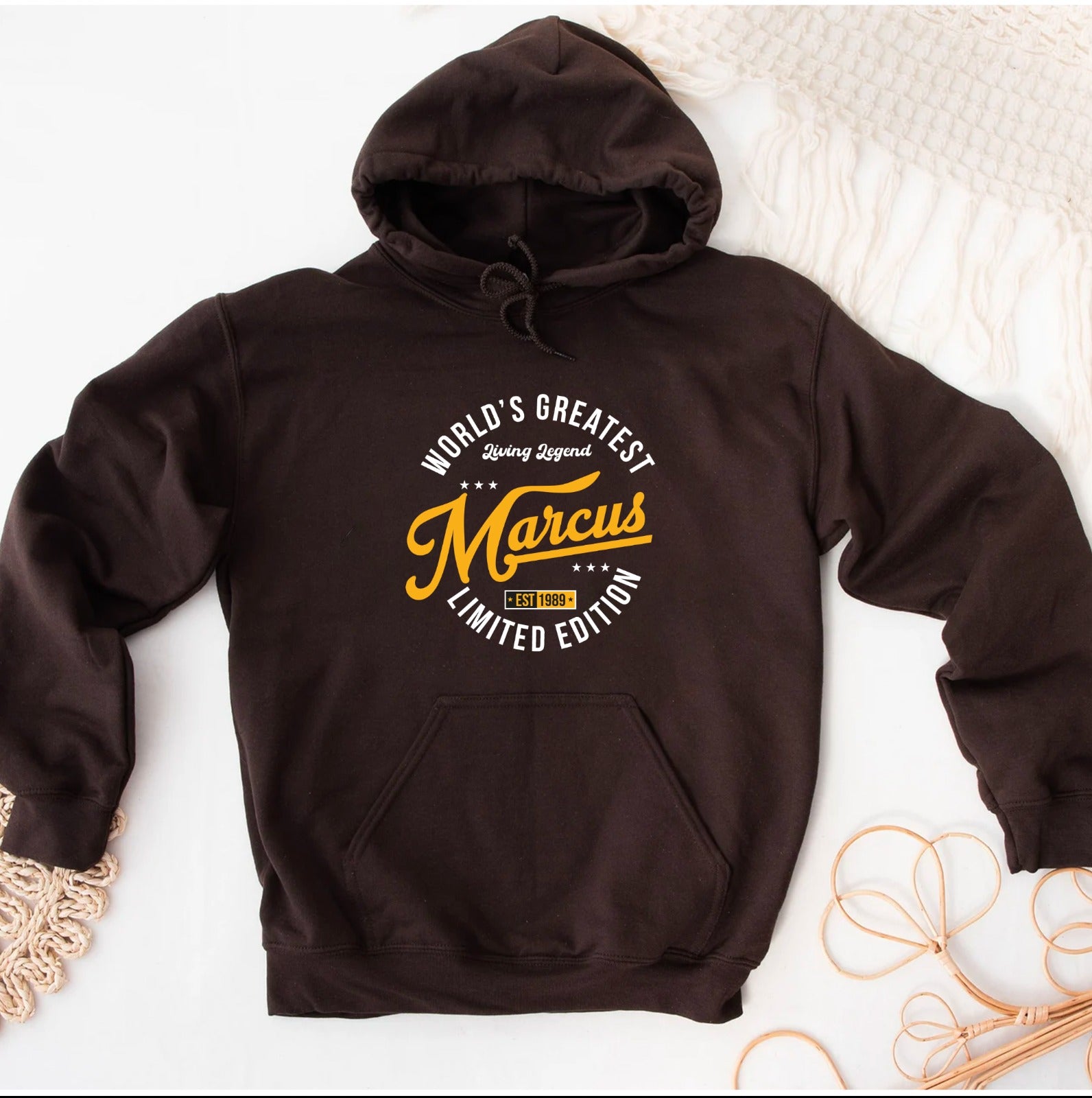 Personalised World's Greatest Living Legend Hoodie
