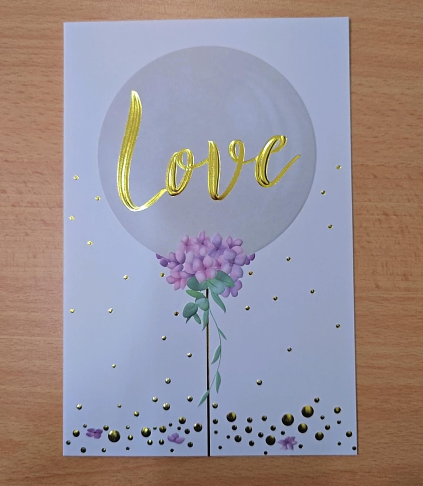 Up & Away with Love Balloon Card