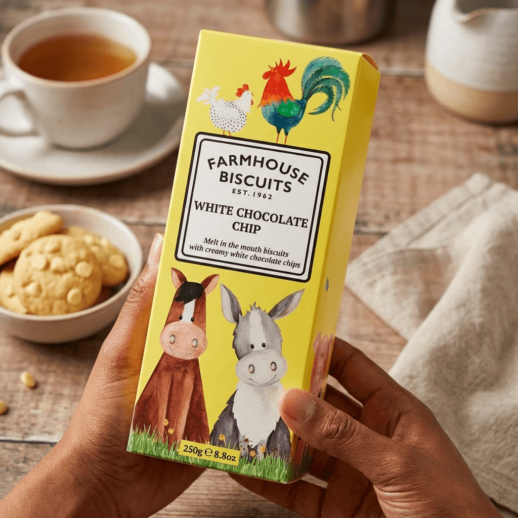 Farmhouse English Garden Biscuit Carton – 150g